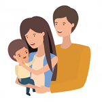 Illustration representing a parent