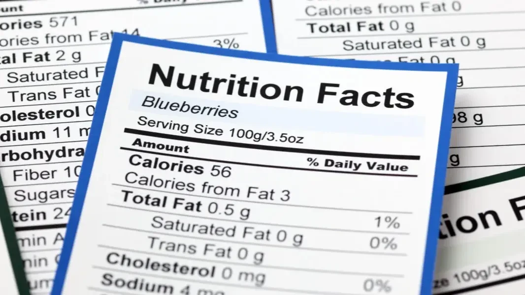 Several nutrition facts panels illustrating ingredient and food-label information.